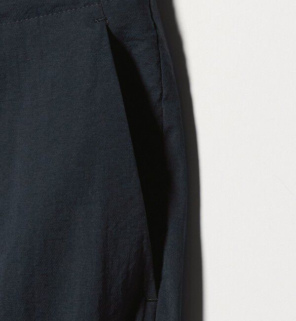 BEAUTY&YOUTH UNITED ARROWS「MIXTURE ナイロン 1プリーツ テーパード パンツ NO.5 ヨコストレッチ 撥水機能 ウォッシャブル セットアッ」|チノ|