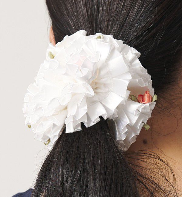 BEAUTY&YOUTH UNITED ARROWS「＜GOOD SQUISH＞THE FLOWERED シュシュ」|ヘアゴム・シュシュ|