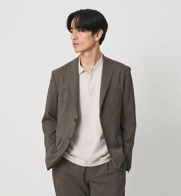BEAUTY&YOUTH UNITED ARROWS「東レ/TORAY COOL-TEX ジャケット ウォッシャブル 接触冷感 吸水速乾 ストレッチ セットアップ対応可能」|テーラードジャケット|OLIVE