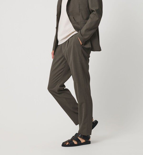 BEAUTY&YOUTH UNITED ARROWS「東レ/TORAY COOL-TEX テーパード パンツ NO.3 ウォッシャブル 接触冷感 吸水速乾 ストレッチ セットアップ」|チノ|