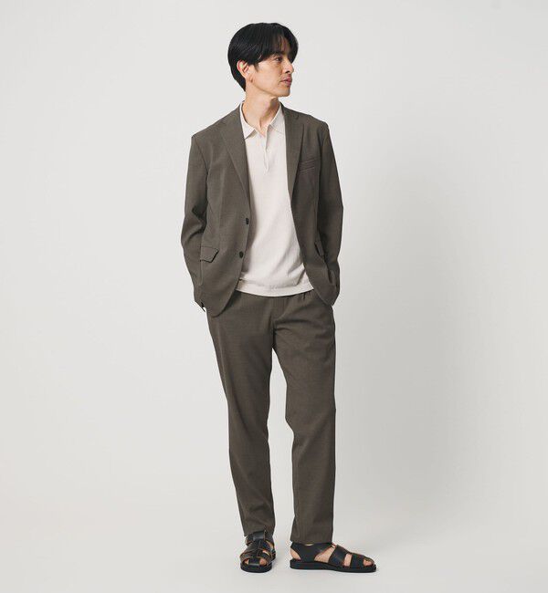 BEAUTY&YOUTH UNITED ARROWS「東レ/TORAY COOL-TEX テーパード パンツ NO.3 ウォッシャブル 接触冷感 吸水速乾 ストレッチ セットアップ」|チノ|