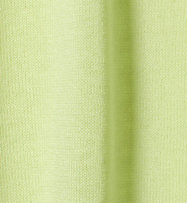 BEAUTY&YOUTH UNITED ARROWS「【WEB限定 Wardrobe DAILY MINIMAL】ハーフスリーブ シアーカーディガン ウォッシャブル」|カーディガン|