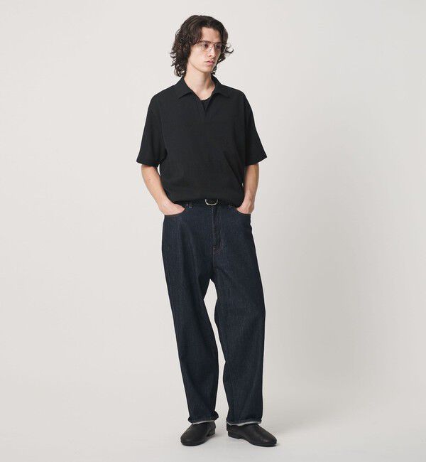BEAUTY&YOUTH UNITED ARROWS「KNITEE リネンブレンド ミラノ スキッパー ニット Tシャツ ウォッシャブル」|ニット・セーター|