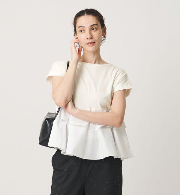 BEAUTY&YOUTH UNITED ARROWS「【WEB限定】ペプラム ショートスリーブプルオーバー」|Tシャツ・カットソー|