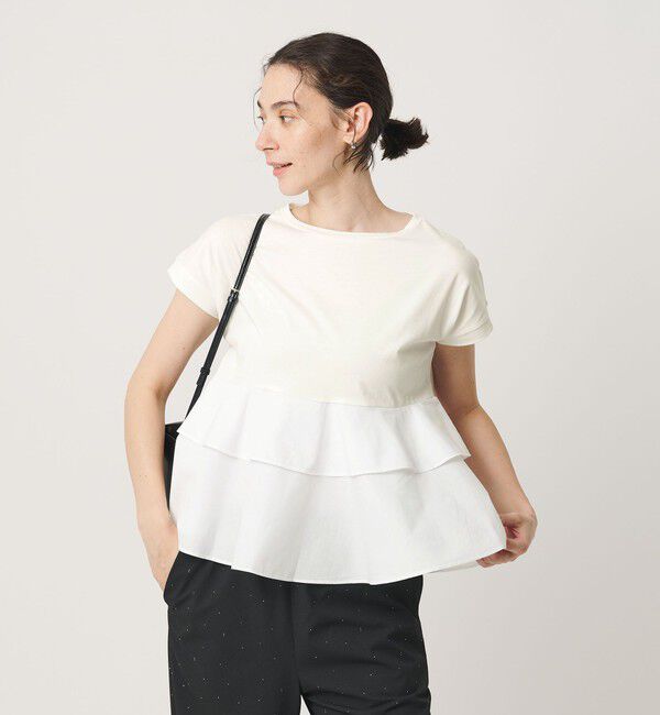 BEAUTY&YOUTH UNITED ARROWS「【WEB限定】ペプラム ショートスリーブプルオーバー」|Tシャツ・カットソー|