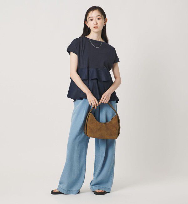 BEAUTY&YOUTH UNITED ARROWS「【WEB限定】ペプラム ショートスリーブプルオーバー」|Tシャツ・カットソー|