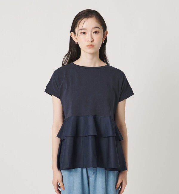 BEAUTY&YOUTH UNITED ARROWS「【WEB限定】ペプラム ショートスリーブプルオーバー」|Tシャツ・カットソー|