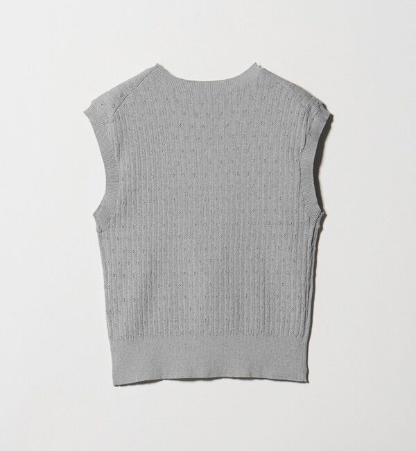 STEVEN ALAN「＜Steven Alan＞アイレット リブ ベスト」|ニット・セーター|