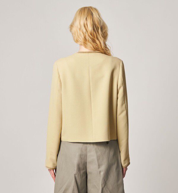 STEVEN ALAN「＜Steven Alan＞ジャガード ブルゾン」|ノーカラージャケット|