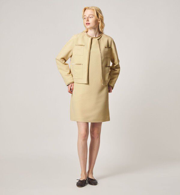STEVEN ALAN「＜Steven Alan＞ジャガード ブルゾン」|ノーカラージャケット|