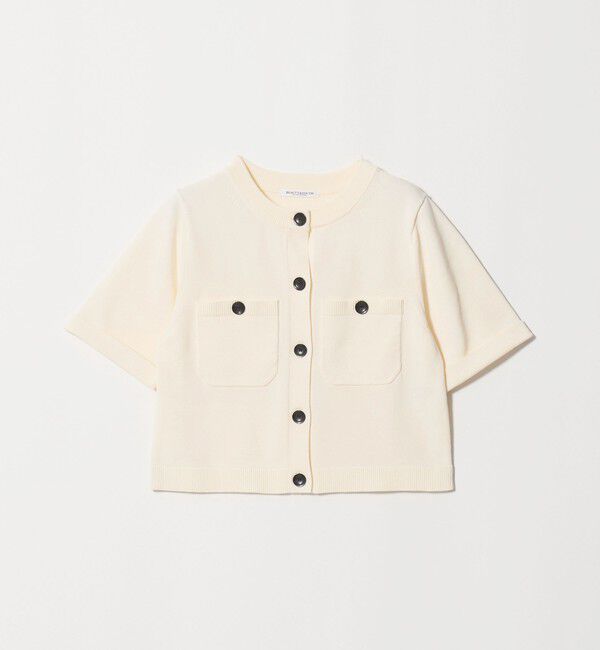 BEAUTY&YOUTH UNITED ARROWS「ポケット ハーフスリーブ カーディガン ウォッシャブル」|カーディガン|