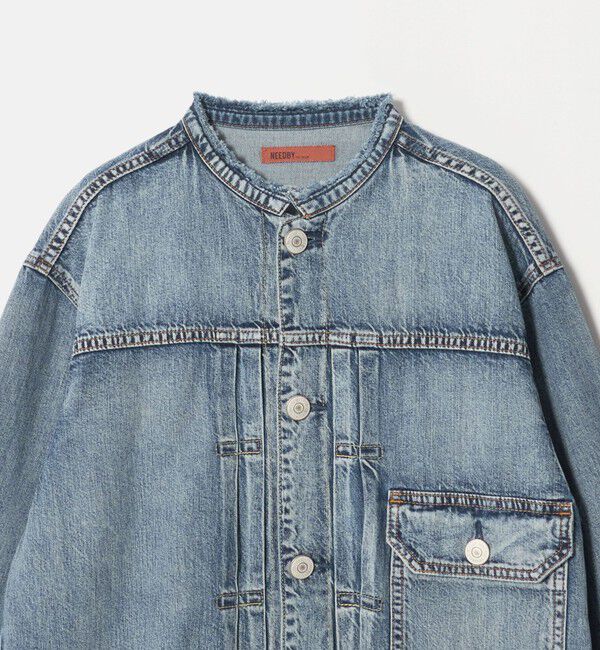 BEAUTY&YOUTH UNITED ARROWS「【別注】＜NEEDBY heritage＞デニム ジャケット/コバルト」|デニムジャケット|