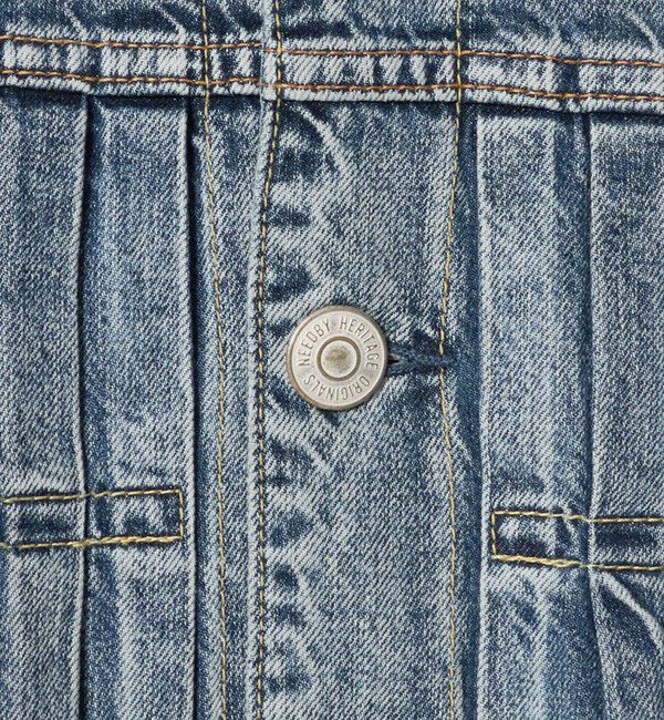 BEAUTY&YOUTH UNITED ARROWS「【別注】＜NEEDBY heritage＞デニム ジャケット/コバルト」|デニムジャケット|