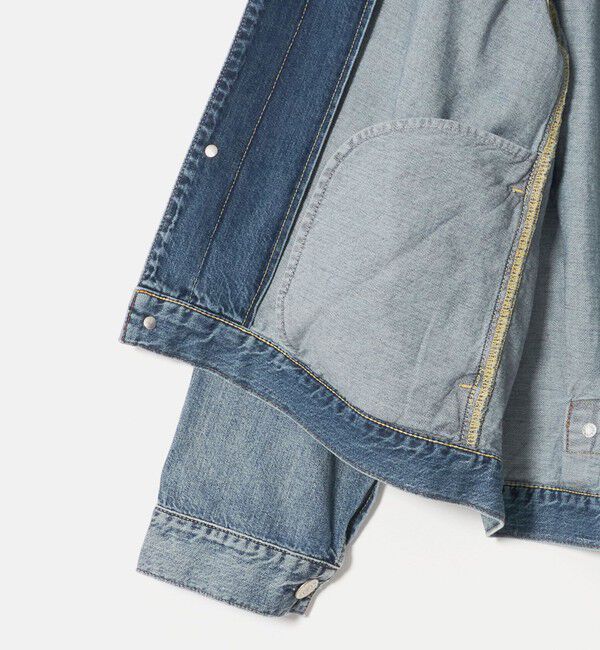 BEAUTY&YOUTH UNITED ARROWS「【別注】＜NEEDBY heritage＞デニム ジャケット/コバルト」|デニムジャケット|