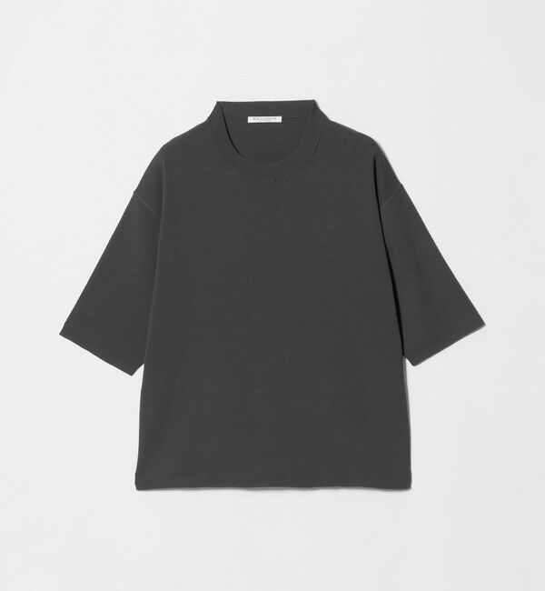 BEAUTY&YOUTH UNITED ARROWS「コットンポリエステル ハーフスリーブ ニットプルオーバー ウォッシャブル」|ニット・セーター|DK.GRAY