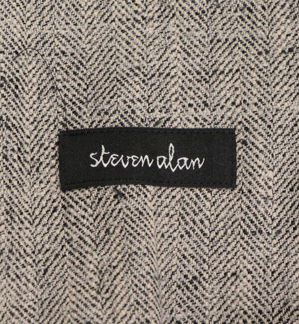 STEVEN ALAN「＜Steven Alan＞ヘリンボーン ツイードライク エプロン ワンピース」|ワンピース|