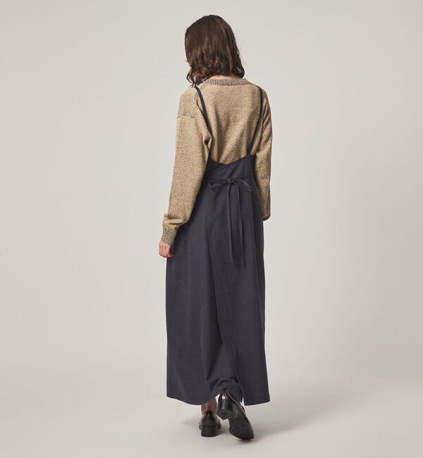 STEVEN ALAN「＜Steven Alan＞ヘリンボーン ツイードライク エプロン ワンピース」|ワンピース|