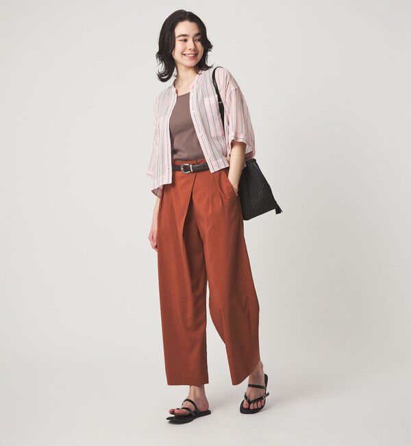 UNITED ARROWS green label relaxing「100/2 ポケット ストライプ シャツ」|シャツ・ブラウス|