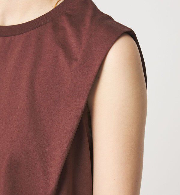 UNITED ARROWS green label relaxing「ショルダータック ノースリーブ プルオーバー カットソー」|Tシャツ・カットソー|