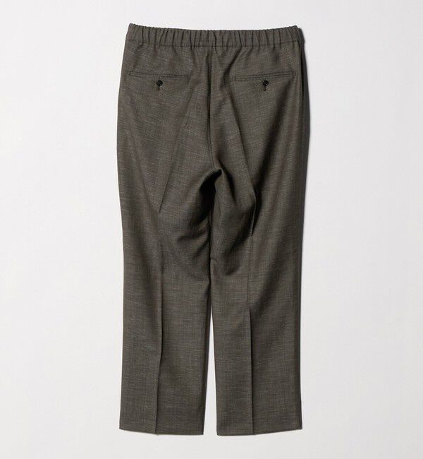 UNITED ARROWS green label relaxing「TW リネン デニムライク 01 ワイド 1プリーツ スラックス セットアップパンツ」|スラックス|