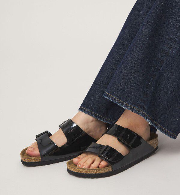 UNITED ARROWS green label relaxing「＜BIRKENSTOCK＞アリゾナ パテント / ARIZONA」|サンダル|BLACK