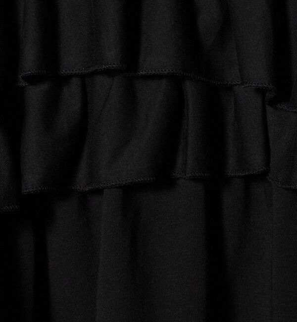 UNITED ARROWS green label relaxing「【WEB限定】＜at ease＞フロント フリル ショートスリーブ カットソー」|Tシャツ・カットソー|