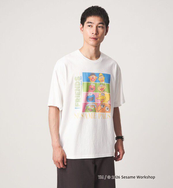 UNITED ARROWS green label relaxing「【別注】＜URBAMENT＞「セサミストリート」半袖 Tシャツ」|Tシャツ・カットソー|OFF WHITE