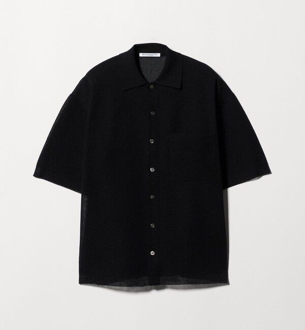 BEAUTY&YOUTH UNITED ARROWS「ミラノリブ ショートスリーブ シャツカーディガン ウォッシャブル」|カーディガン|
