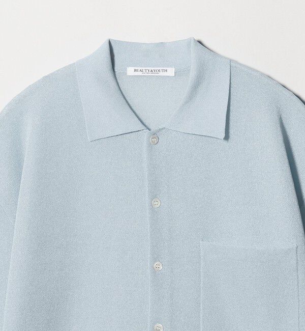 BEAUTY&YOUTH UNITED ARROWS「ミラノリブ ショートスリーブ シャツカーディガン ウォッシャブル」|カーディガン|