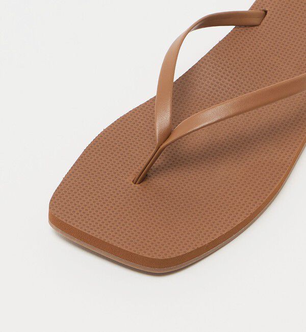 BEAUTY&YOUTH UNITED ARROWS「＜MALVADOS＞スクエアトゥ トング フラットサンダル」|サンダル|