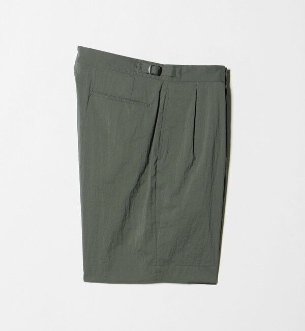 UNITED ARROWS「ワッシャーナイロン 2プリーツ サイドアジャスター ショーツ 撥水 ヨコストレッチ」|その他|