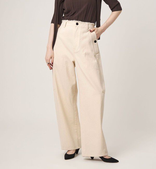 conte「＜conte＞コットン フラップポケットパンツ」|その他|NATURAL