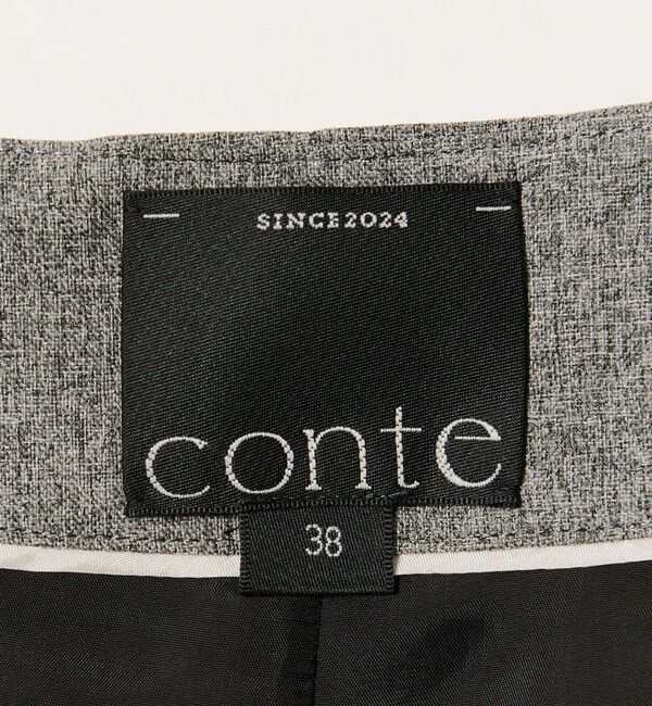 conte「＜conte＞メランジ ラウンド タックワイドパンツ」|その他|