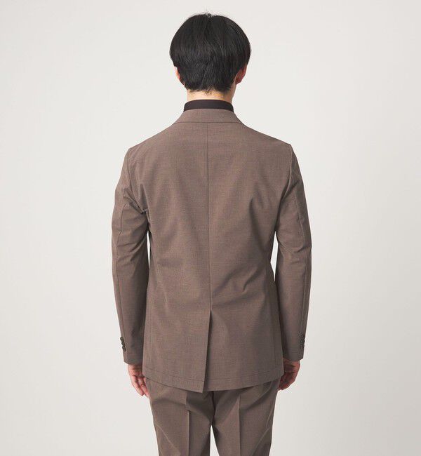 UNITED ARROWS green label relaxing「A+ ポリエステル ピンヘッド 2B スタンダード 2P セットアップジャケット -ウォッシャブル・ストレッチ・撥」|テーラードジャケット|