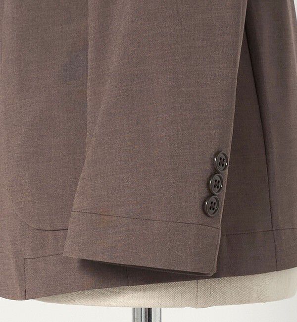 UNITED ARROWS green label relaxing「A+ ポリエステル ピンヘッド 2B スタンダード 2P セットアップジャケット -ウォッシャブル・ストレッチ・撥」|テーラードジャケット|