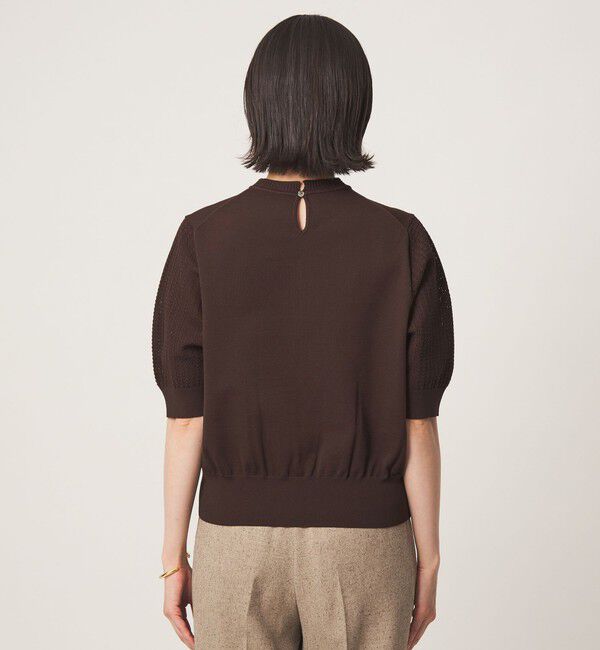 UNITED ARROWS green label relaxing「ショート スリーブ プルオーバー ニット」|ニット・セーター|