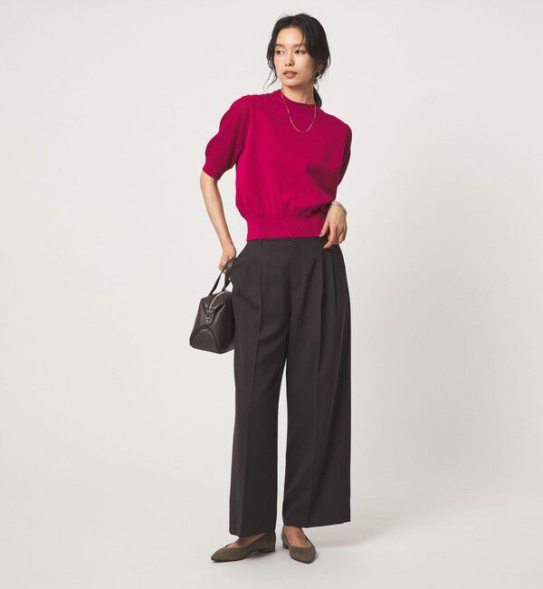 UNITED ARROWS green label relaxing「ショート スリーブ プルオーバー ニット」|ニット・セーター|
