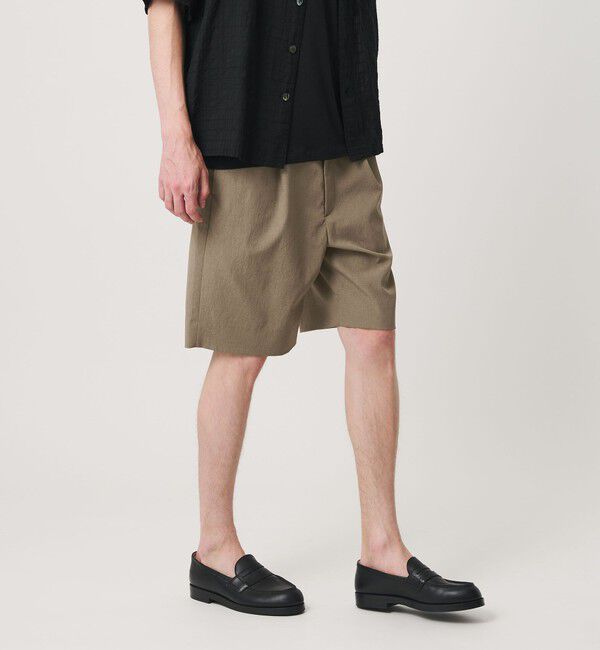 BEAUTY&YOUTH UNITED ARROWS「KOMATSU PACK トロピカル 1プリーツ ショーツ ストレッチ 吸水速乾 UVカット セットアップ対応」|その他|