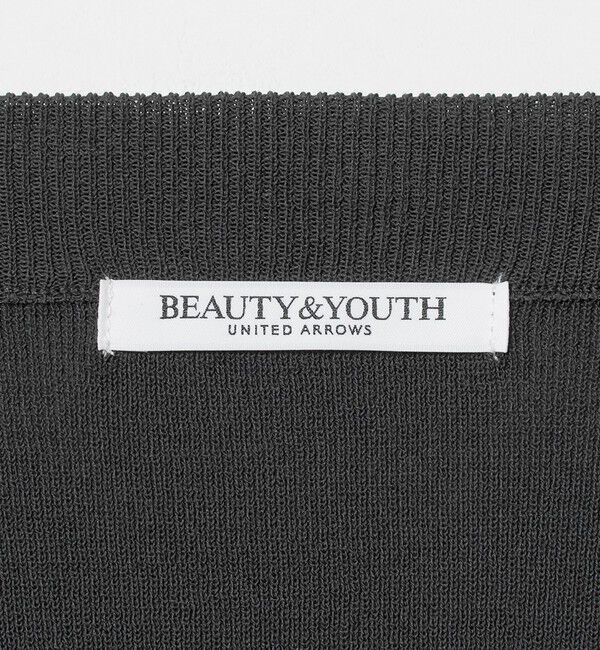 BEAUTY&YOUTH UNITED ARROWS「コットンポリエステル ハーフスリーブ ニットプルオーバー ウォッシャブル」|ニット・セーター|