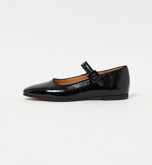 STEVEN ALAN「＜Steven Alan＞エナメル ワンストストラップ シューズ」|パンプス|BLACK