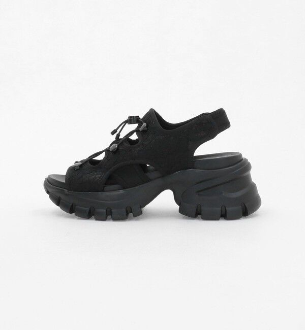 ODETTE E ODILE「＜SY＞レースアップ ネオプレーンサンダル70&uarr;」|サンダル|BLACK