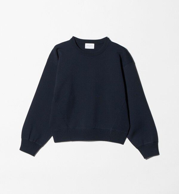 UNITED ARROWS「スウェットライク クルーネックニット ‐ウォッシャブル‐」|ニット・セーター|