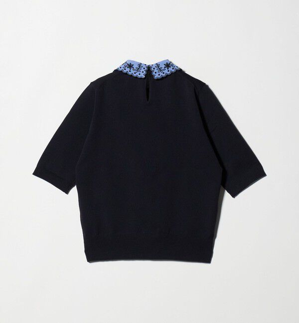 UNITED ARROWS「レディー フラワー ビジュー ニット」|ニット・セーター|