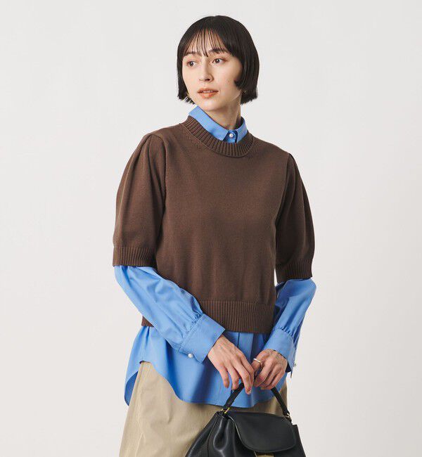 UNITED ARROWS「パフスリーブ ニット ‐ウォッシャブル‐」|ニット・セーター|