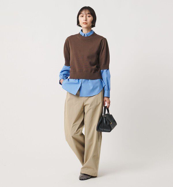 UNITED ARROWS「パフスリーブ ニット ‐ウォッシャブル‐」|ニット・セーター|