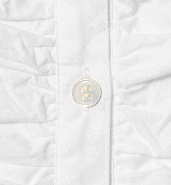 UNITED ARROWS「＜dahl&rsquo;ia＞フリル ロングスリーブ ブラウス」|シャツ・ブラウス|