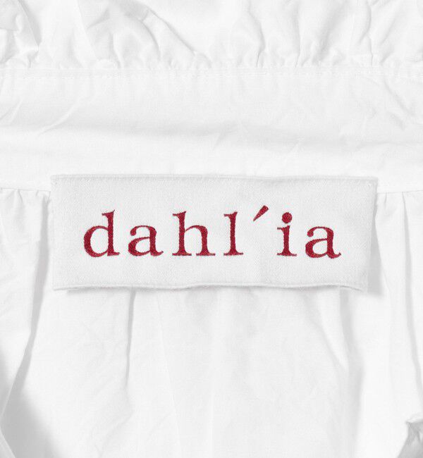 UNITED ARROWS「＜dahl&rsquo;ia＞フリル ロングスリーブ ブラウス」|シャツ・ブラウス|