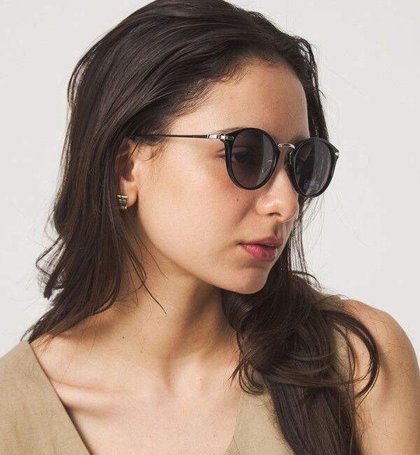 UNITED ARROWS green label relaxing「ボストン カラーレンズ メガネ」|メガネ|BLACK