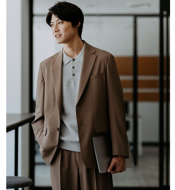 UNITED ARROWS green label relaxing「タック ピケ ニット ポロシャツ -ウォッシャブル-」|ポロシャツ|