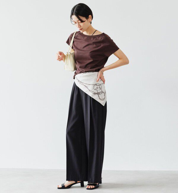 UNITED ARROWS green label relaxing「ドライクロス ニーハイワイド マシンウォッシャブル ストレッチ 吸水速乾 通気性」|その他|